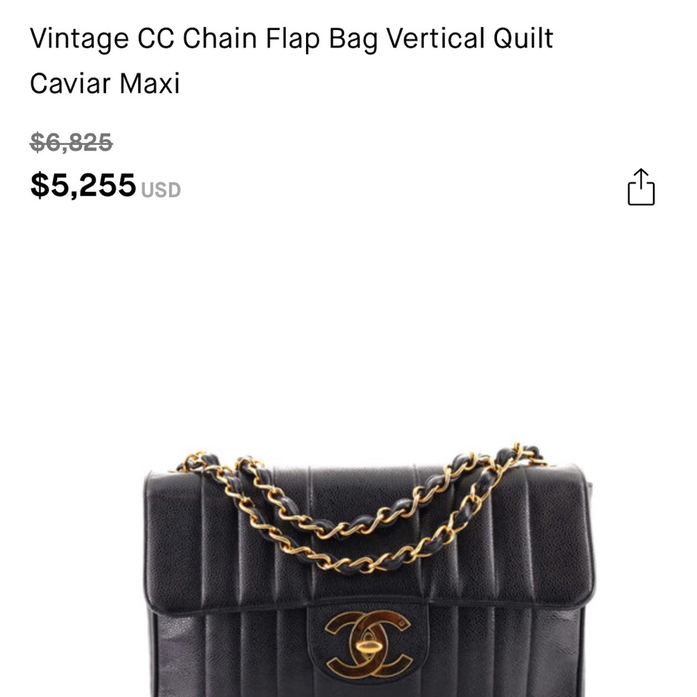 Chanel Vintage patent leather large CC Maxi jumbo 24k gold - Picture 13 of 13